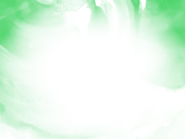 Abstract soft green watercolor decorative background design