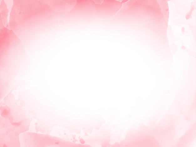 Free vector abstract soft pink watercolor decorative background design vector