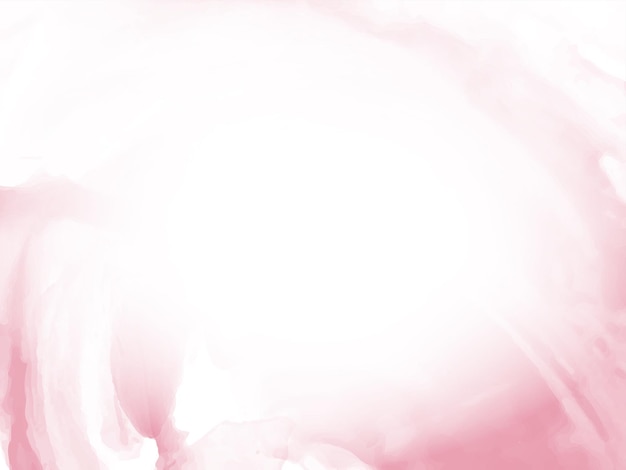 Abstract soft pink watercolor decorative background design vector