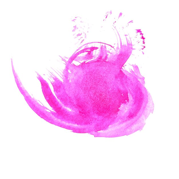 Абстрактный мягкий розовый акварельный всплеск