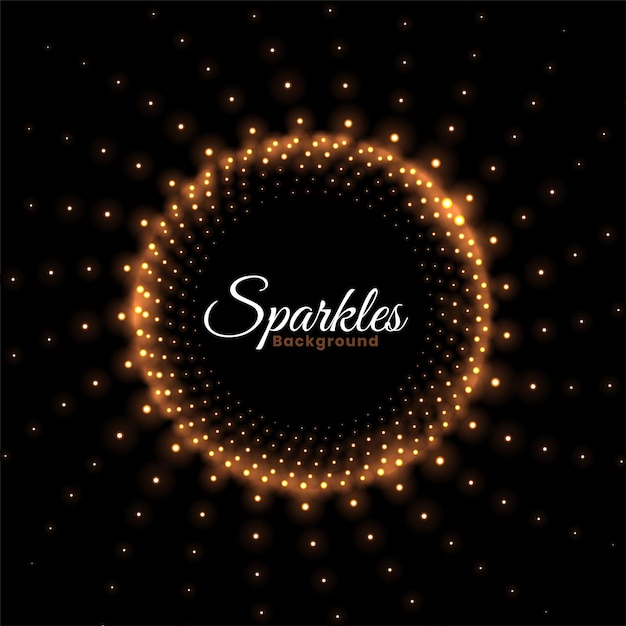 Free vector abstract sparkles shiny frame background