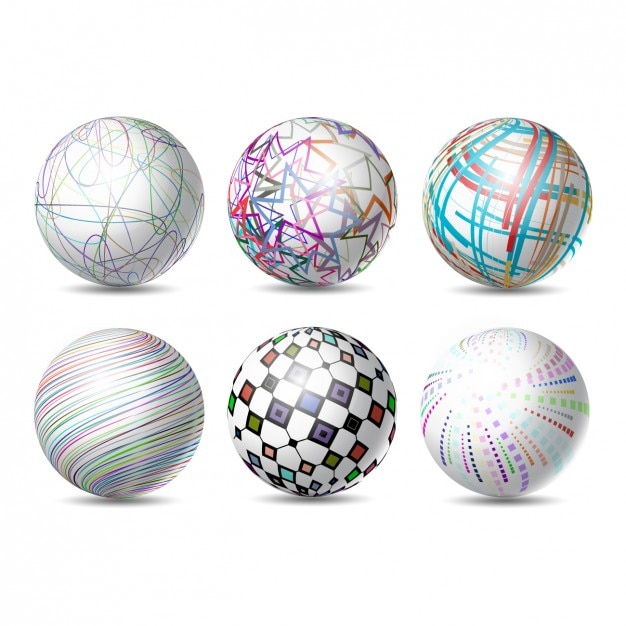 Abstract sphere collection