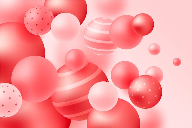 Abstract spheres background