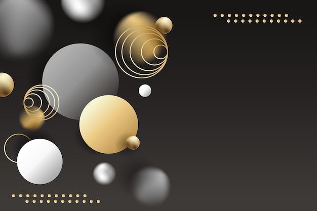 Abstract spheres background