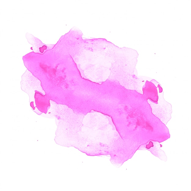 Free vector abstract splash pink watercolor background