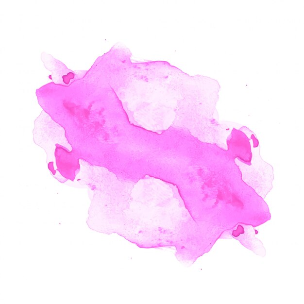 Abstract splash pink watercolor background