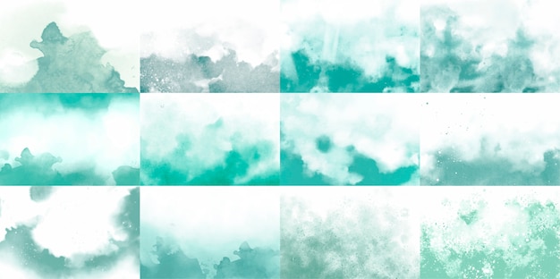 Free vector abstract splashed watercolor textured background