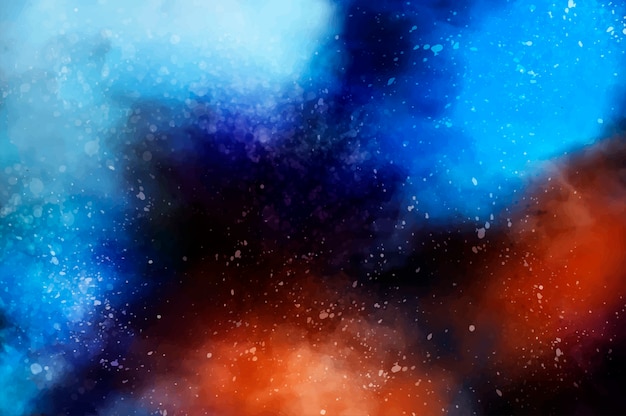 Free vector abstract splashed watercolor textured background