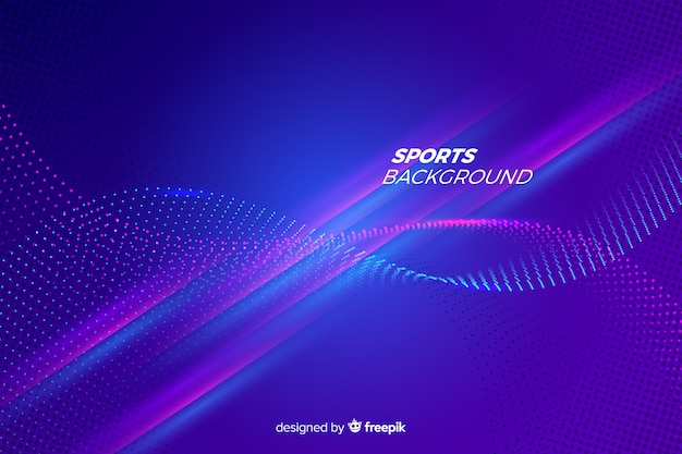 Abstract sport background flat style