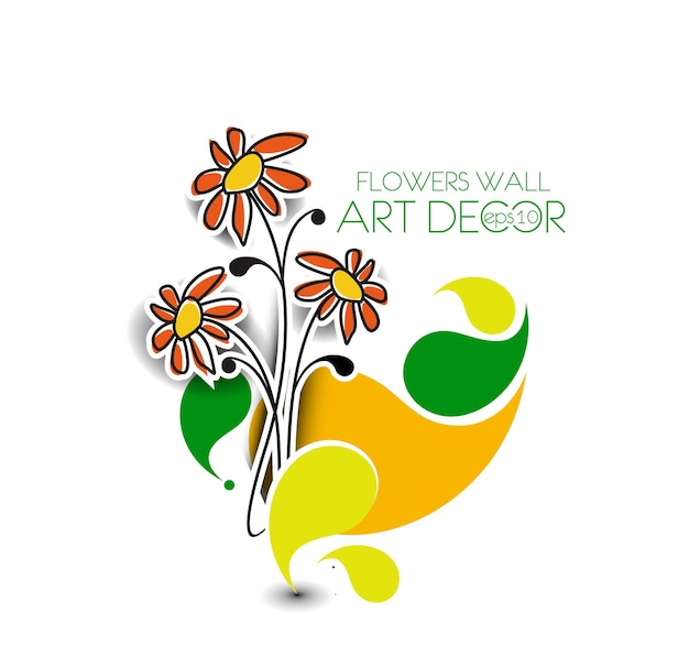 Abstract Spring Flower Background illustration
