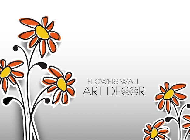 Abstract Spring Flower Background illustration