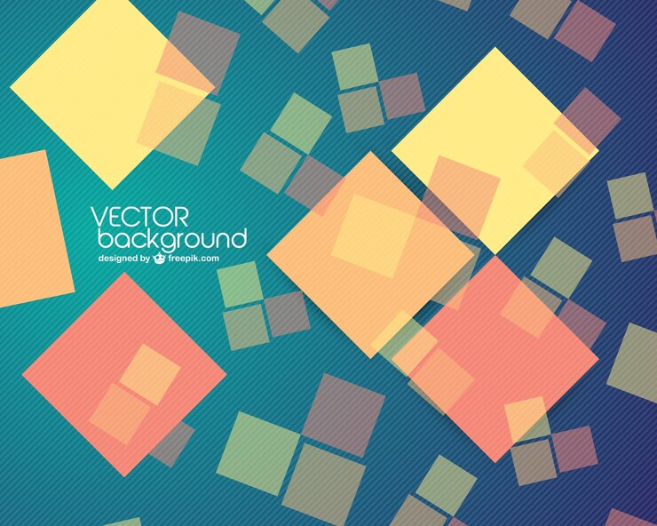 Free Vector abstract squares background