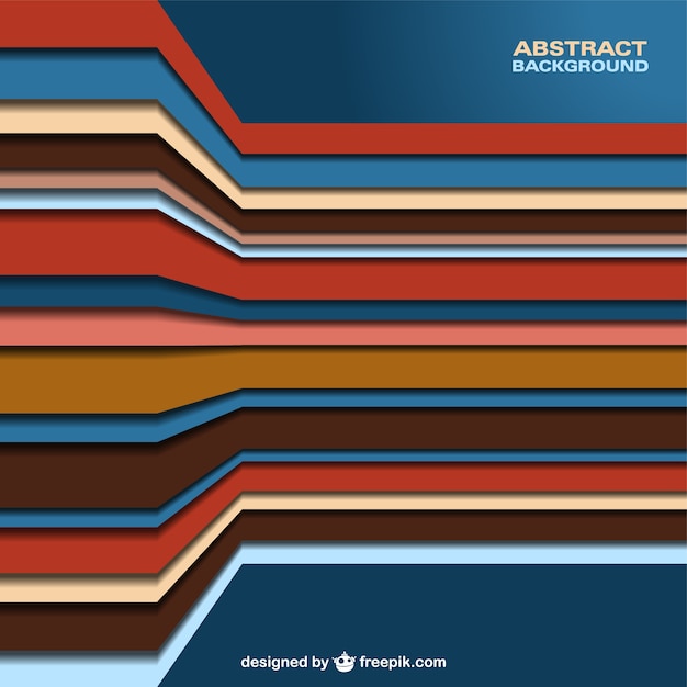 Free vector abstract stripes design