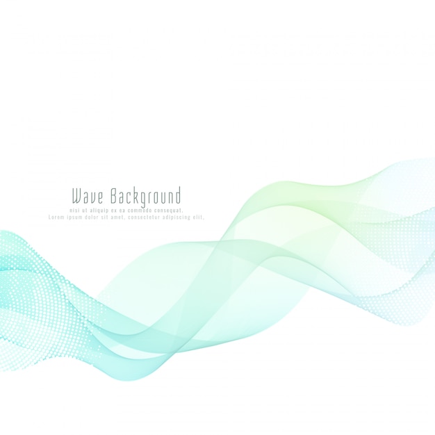 Abstract styish wave background