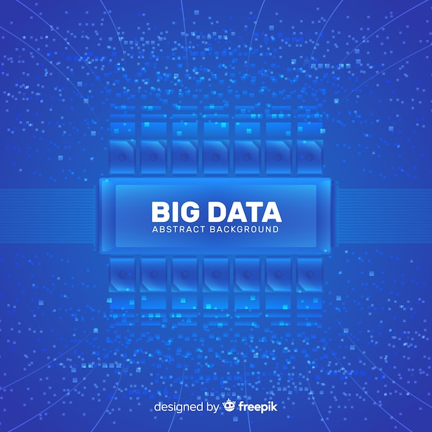 Free vector abstract style big data background design