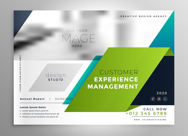 Abstract stylish brochure presentation template