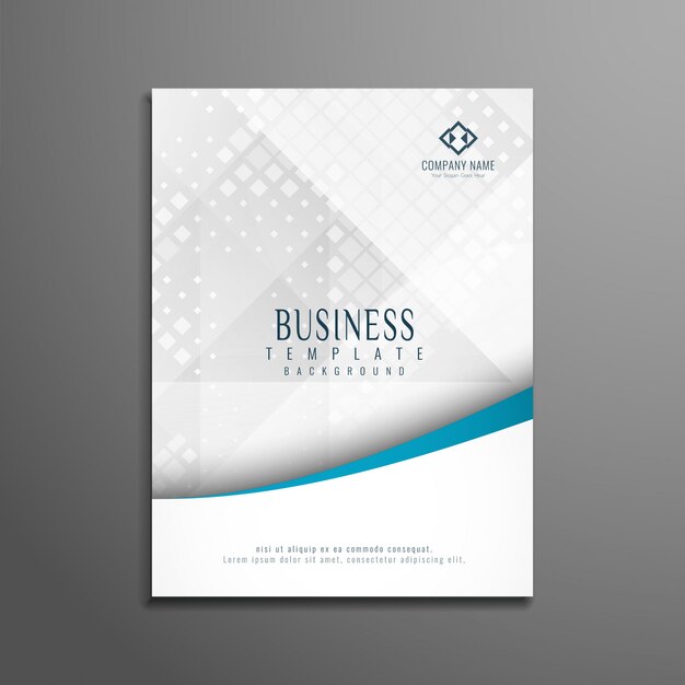 Abstract stylish business brochure template