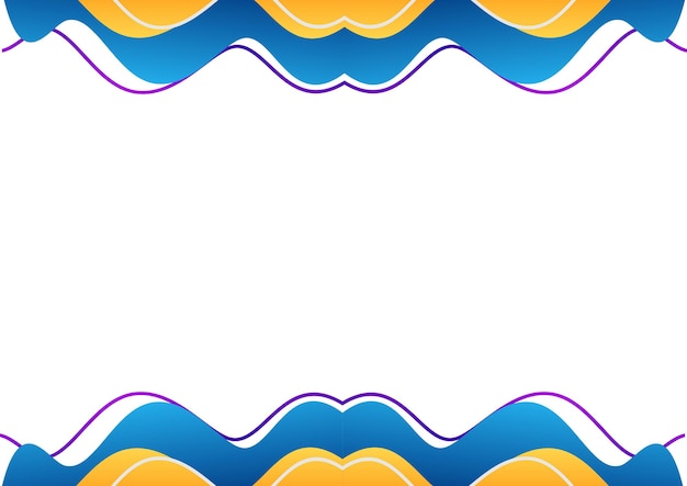 Abstract stylish colorful wave background