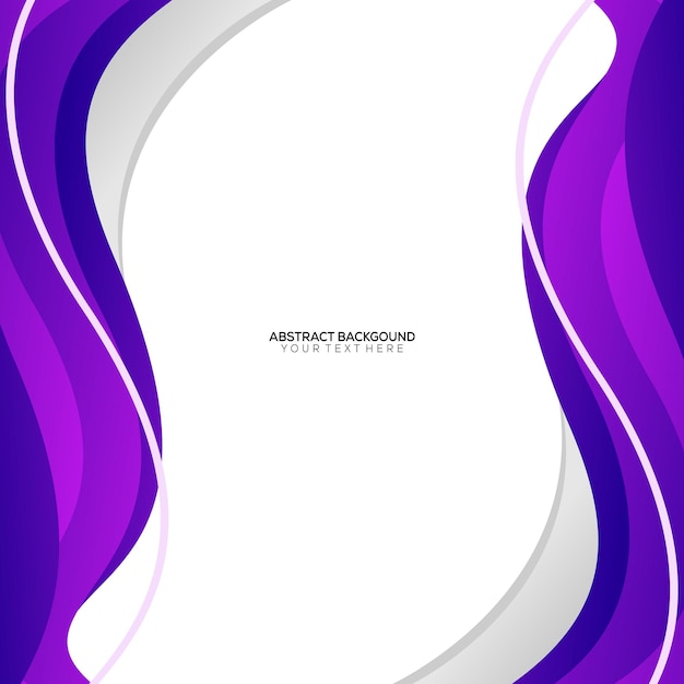 Free vector abstract stylish purple wave vector background
