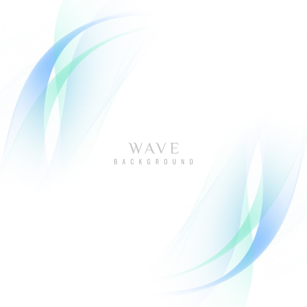 Free vector abstract stylish wavy background design