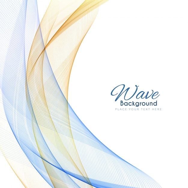 Abstract stylish wavy background