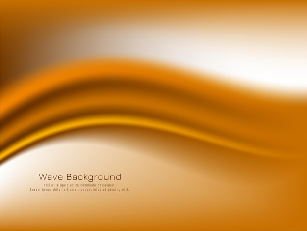 Абстрактный стильный фон желтой волны