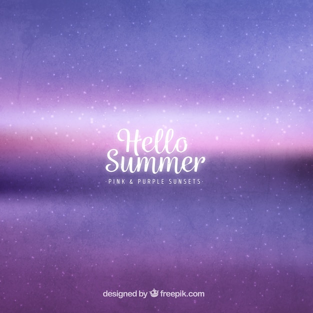 Free vector abstract summer background