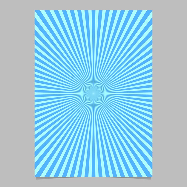Abstract sunburstパンフレットデザインテンプレート