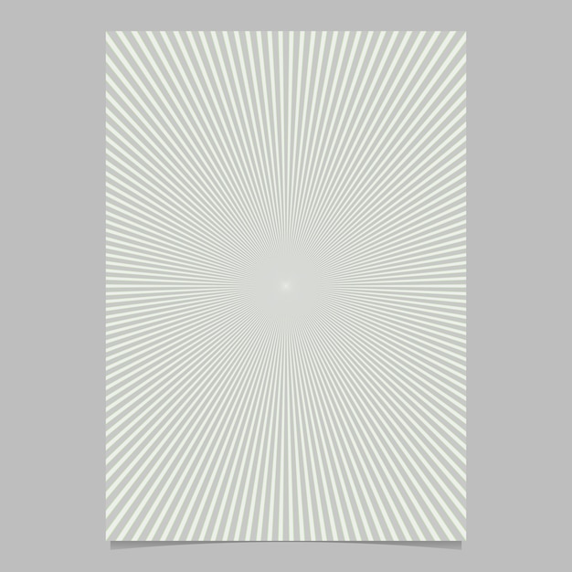 Abstract sunburst brochure design template