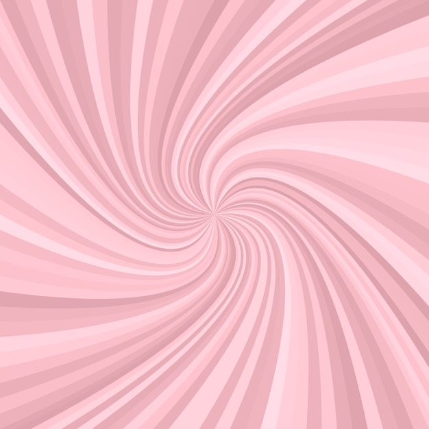 Абстрактный вихревой фон - векторный графический дизайн из вращающихся лучей в розовых тонах