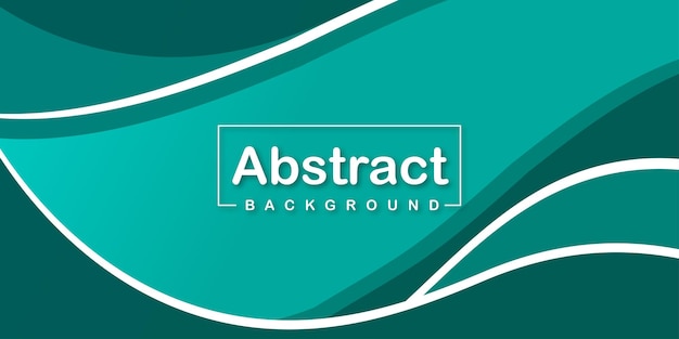 Abstract Teal Blue White Colourful Background Multipurpose Design Banner