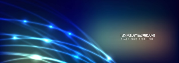 Abstract technology banner background
