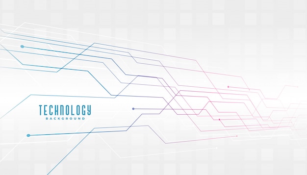 Abstract technology circuit lines diagram background