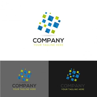 Абстрактные технологии дизайн логотипа
