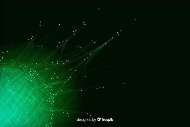 Abstract technology particle background