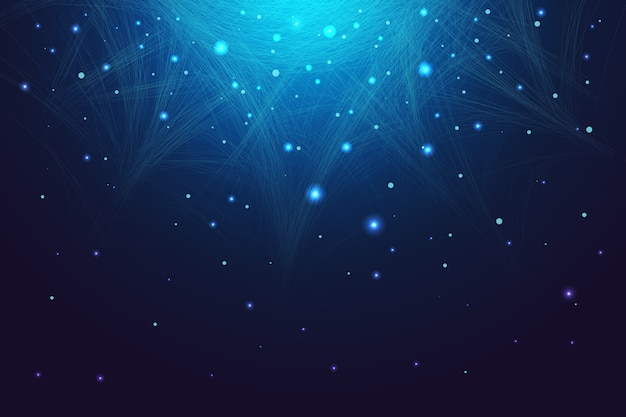 Free vector abstract technology particle background
