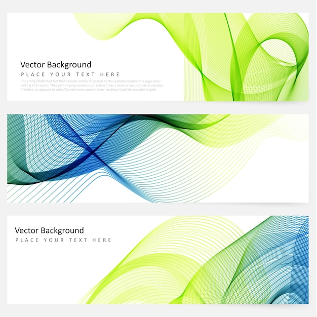 Free vector abstract template  banner