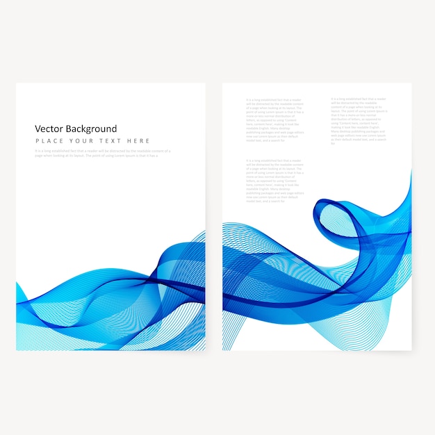 Abstract template horizontal banner