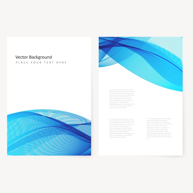 Abstract template horizontal banner