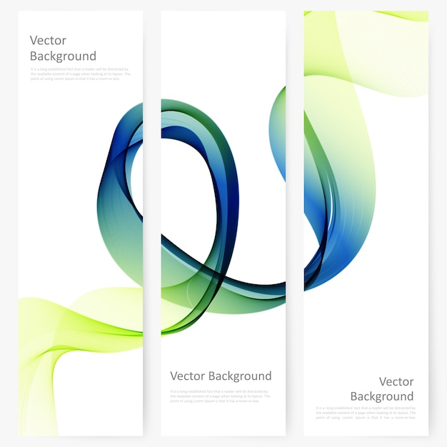 Abstract template vertical banner
