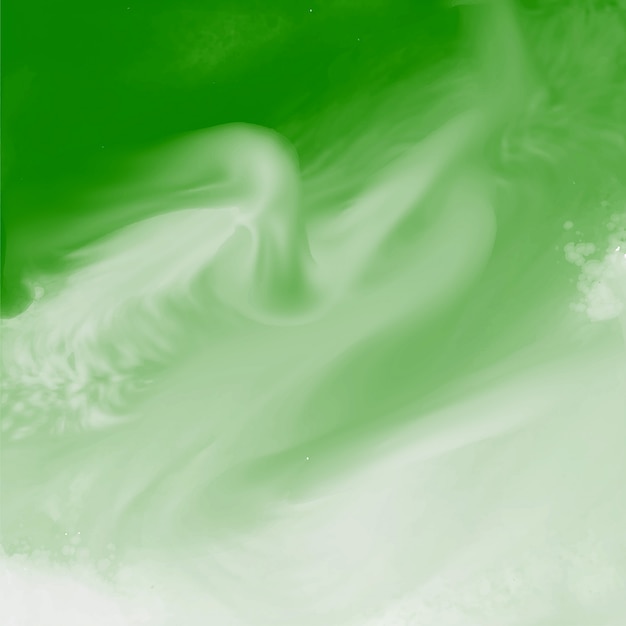 Абстрактный фон текстура зеленой акварелью