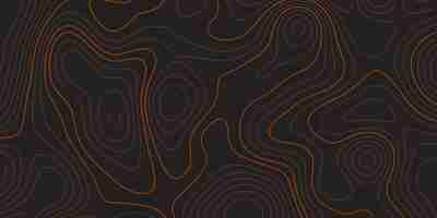 Free vector abstract topography style banner design