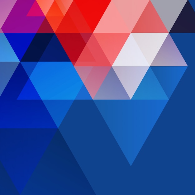 Free vector abstract triangle background
