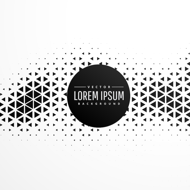 Free Vector abstract triangle halftone background