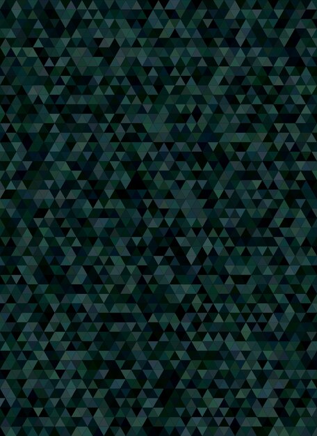 Abstract triangle mosaic background in dark tones