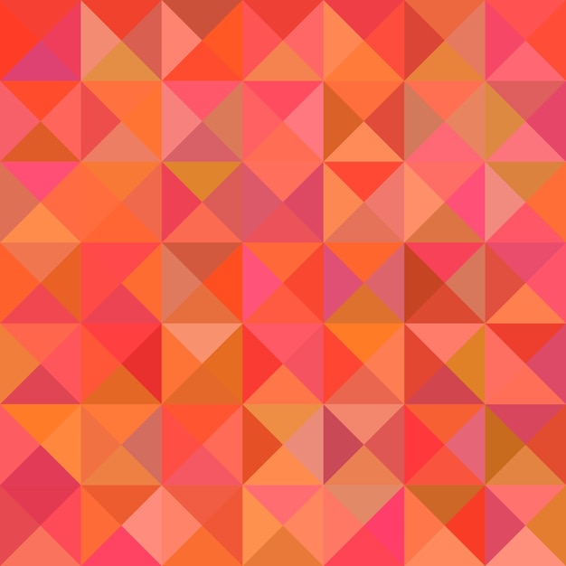 Abstract triangle pyramid pattern background - mosaic vector illustration from triangles in colorful tones