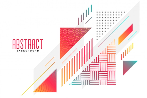 Free vector abstract triangle shape stylish background