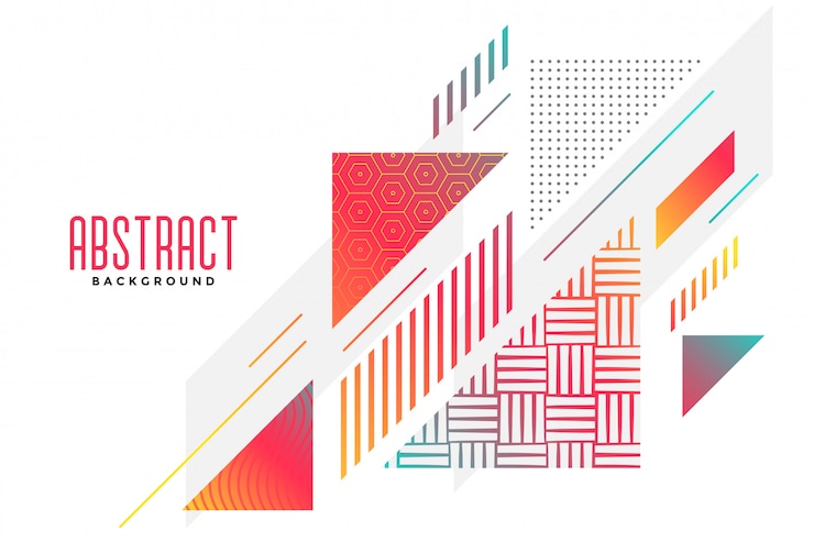 Free Vector abstract triangle shape stylish background