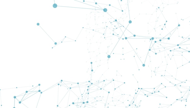 Sfondo tecnologico astratto a forma di triangolo per il vettore di tecnologia ai e informatica