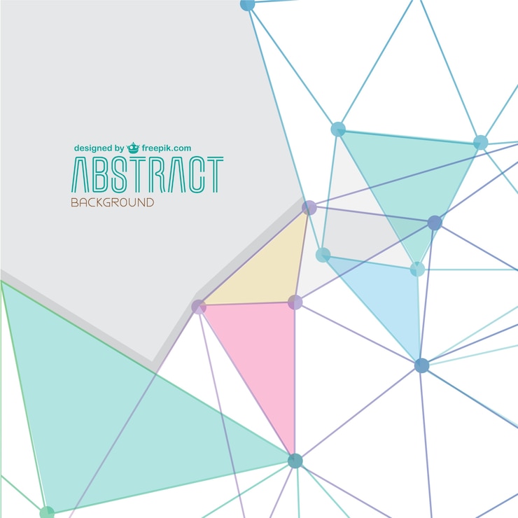 Free Vector abstract triangle shapes background
